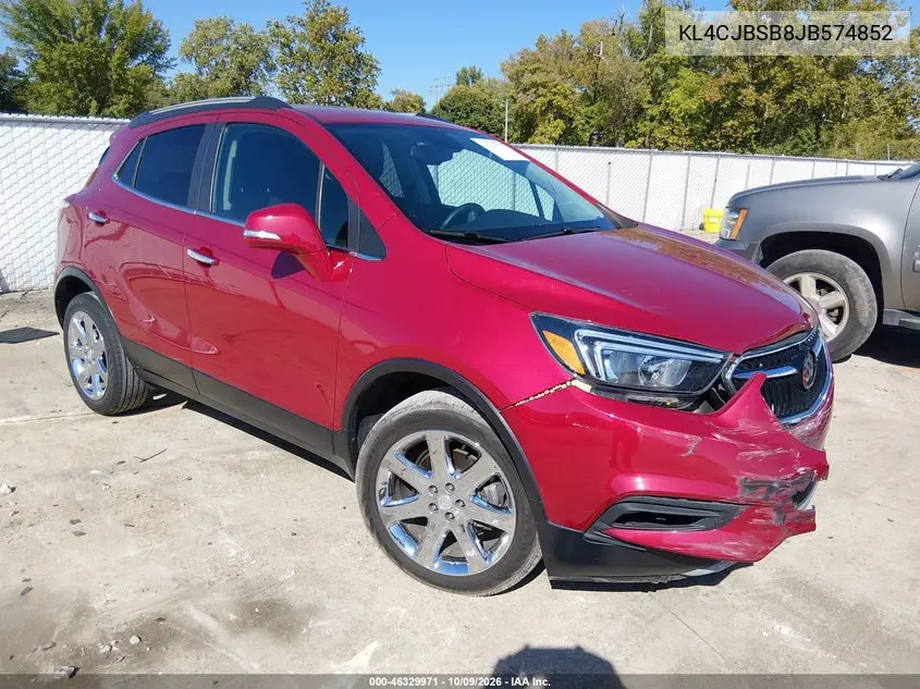 BUICK ENCORE 2018, VIN KL4CJBSB8JB574852