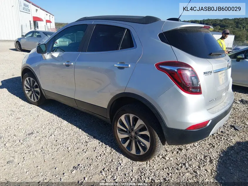2018 BUICK ENCORE VIN KL4CJASB0JB600029 — фото 3