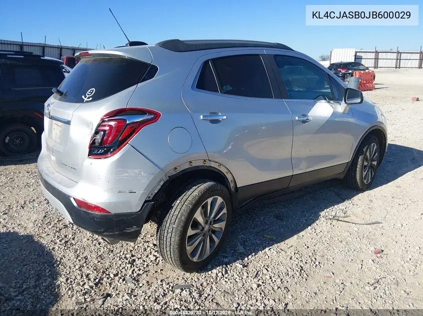 2018 BUICK ENCORE VIN KL4CJASB0JB600029 — фото 4