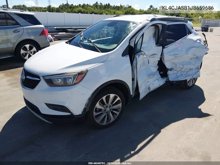 2018 BUICK ENCORE VIN KL4CJASB1JB659686 — фото 2