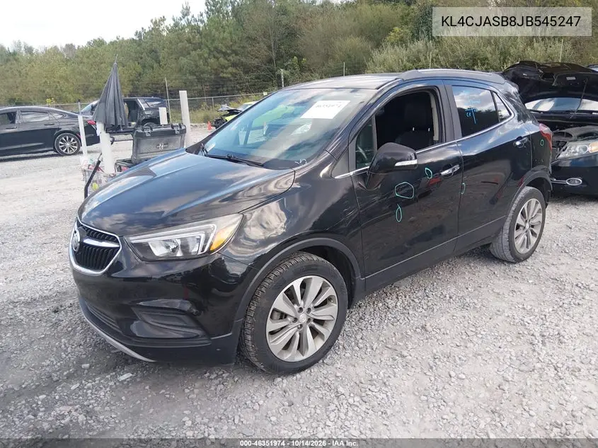 2018 BUICK ENCORE VIN KL4CJASB8JB545247 — фото 2
