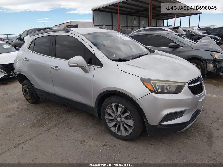 BUICK ENCORE 2018, VIN KL4CJASB4JB698045
