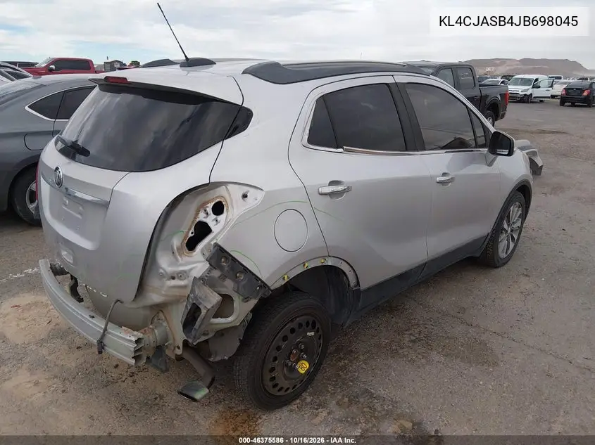 2018 BUICK ENCORE VIN KL4CJASB4JB698045 — фото 4