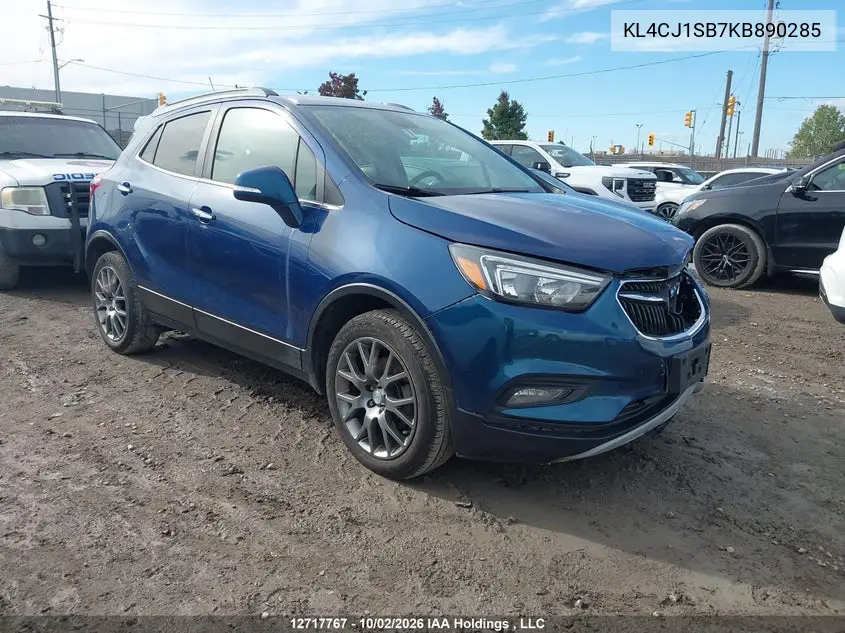 BUICK ENCORE 2019, VIN KL4CJ1SB7KB890285