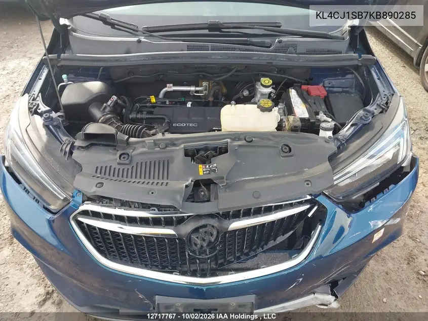 2019 BUICK ENCORE VIN KL4CJ1SB7KB890285 — фото 10