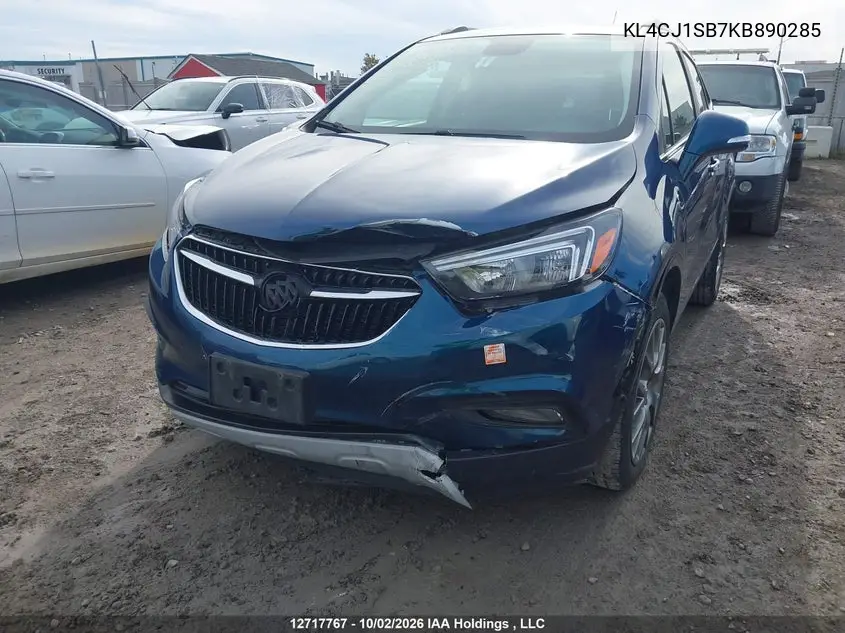 2019 BUICK ENCORE VIN KL4CJ1SB7KB890285 — фото 6