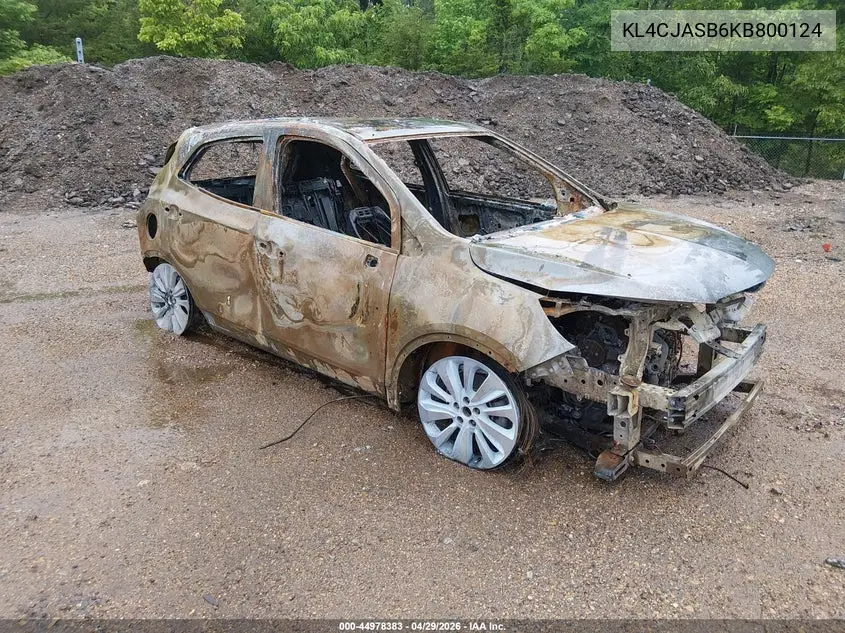 BUICK ENCORE 2019, VIN KL4CJASB6KB800124
