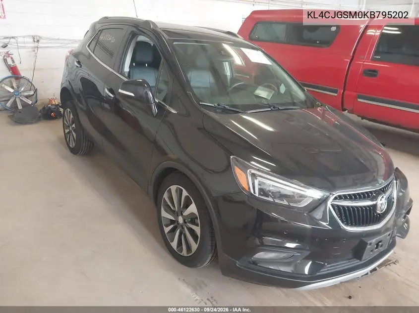 BUICK ENCORE 2019, VIN KL4CJGSM0KB795202