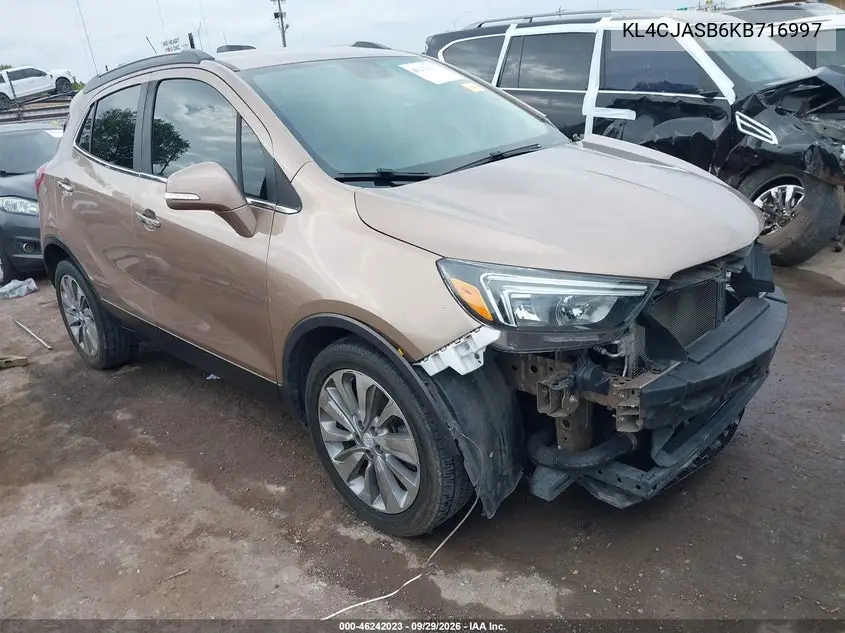BUICK ENCORE 2019, VIN KL4CJASB6KB716997