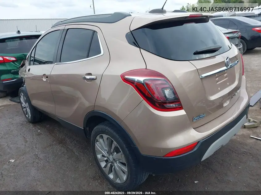 2019 BUICK ENCORE VIN KL4CJASB6KB716997 — фото 3
