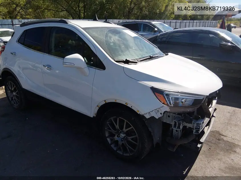 BUICK ENCORE 2019, VIN KL4CJ2SM8KB719326
