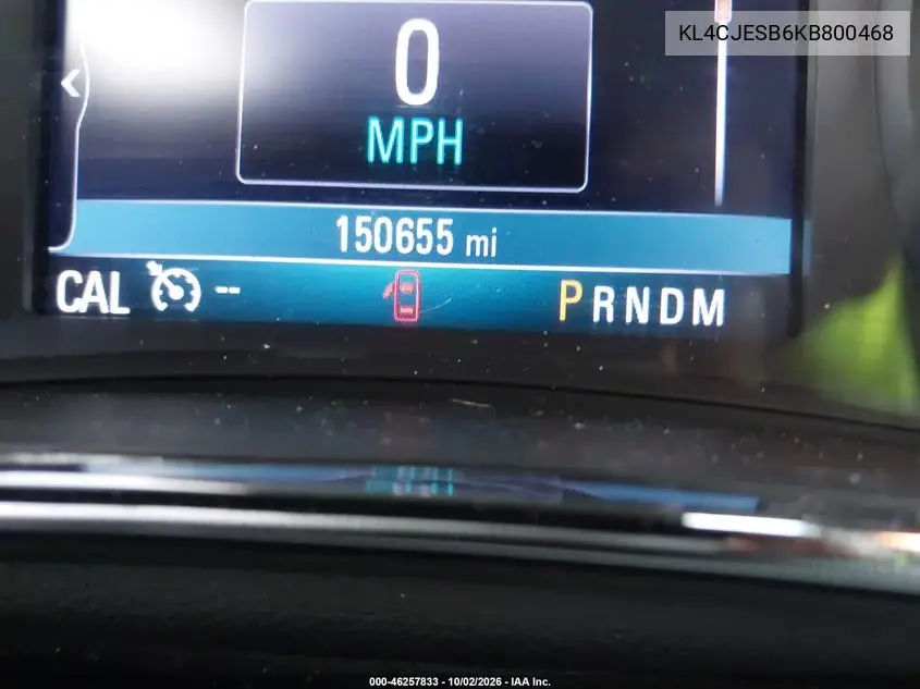 2019 BUICK ENCORE VIN KL4CJESB6KB800468 — фото 15