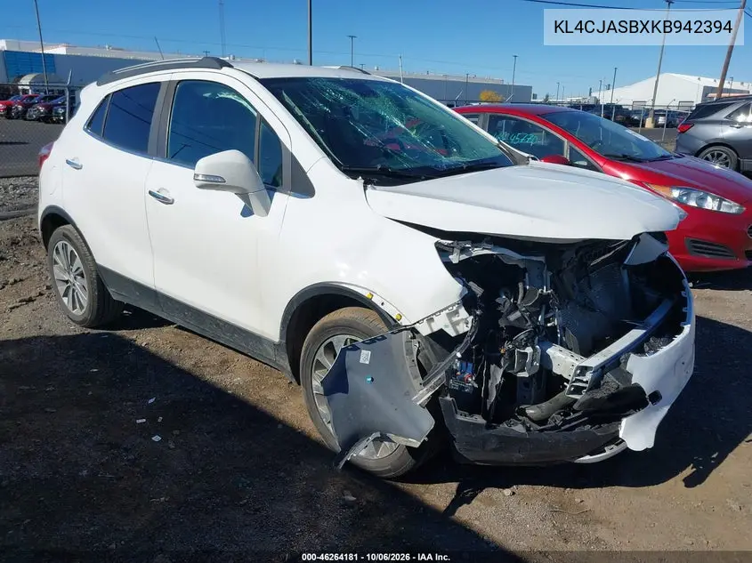 BUICK ENCORE 2019, VIN KL4CJASBXKB942394