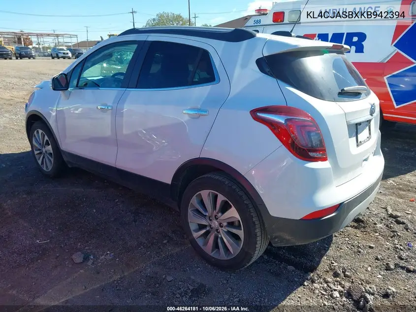2019 BUICK ENCORE VIN KL4CJASBXKB942394 — фото 3