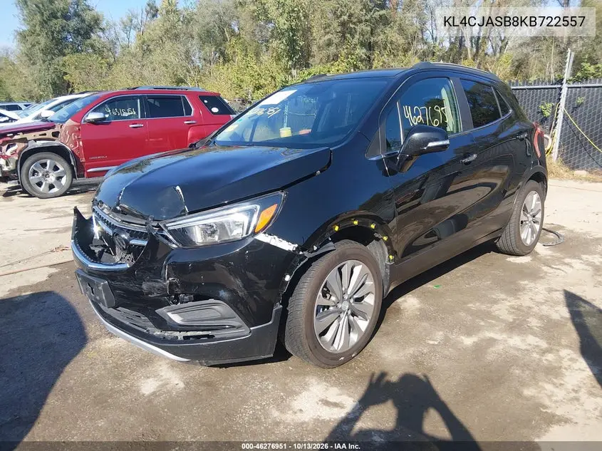2019 BUICK ENCORE VIN KL4CJASB8KB722557 — фото 2