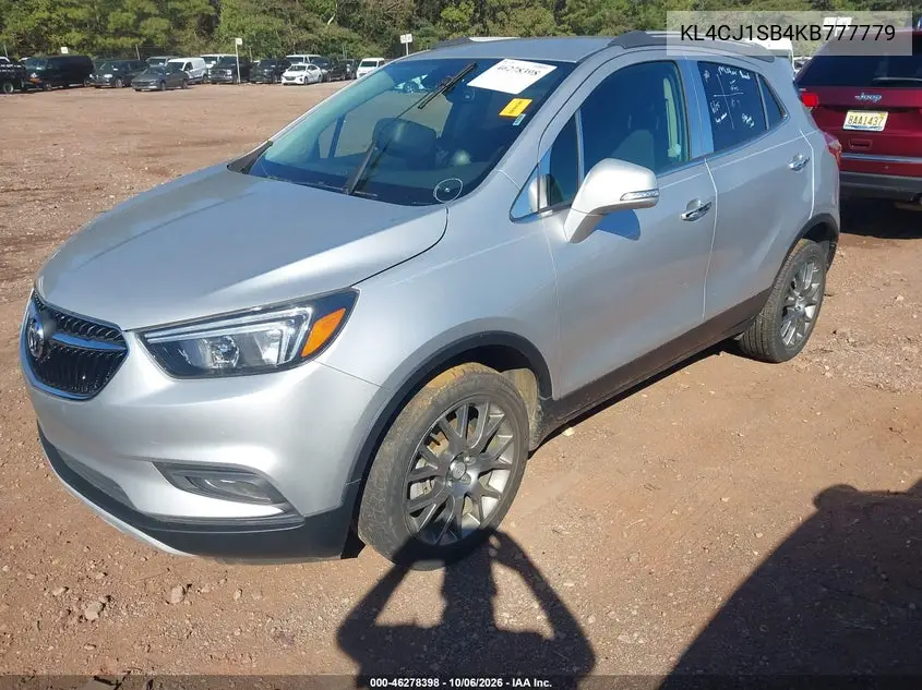 2019 BUICK ENCORE VIN KL4CJ1SB4KB777779 — фото 2