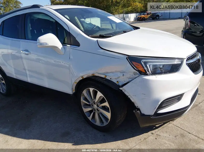 2019 BUICK ENCORE VIN KL4CJASB0KB804718 — фото 6