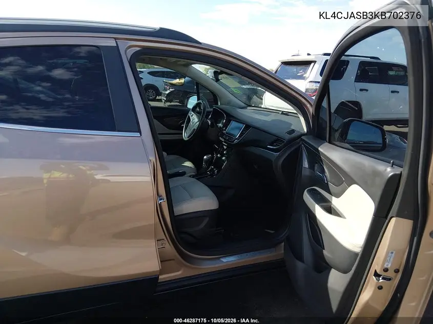 2019 BUICK ENCORE VIN KL4CJASB3KB702376 — фото 5
