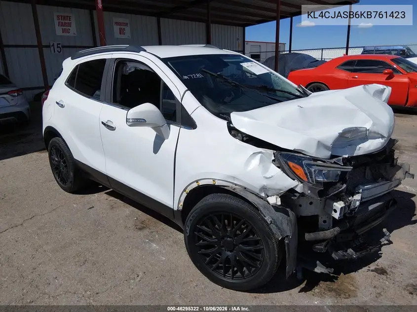 BUICK ENCORE 2019, VIN KL4CJASB6KB761423