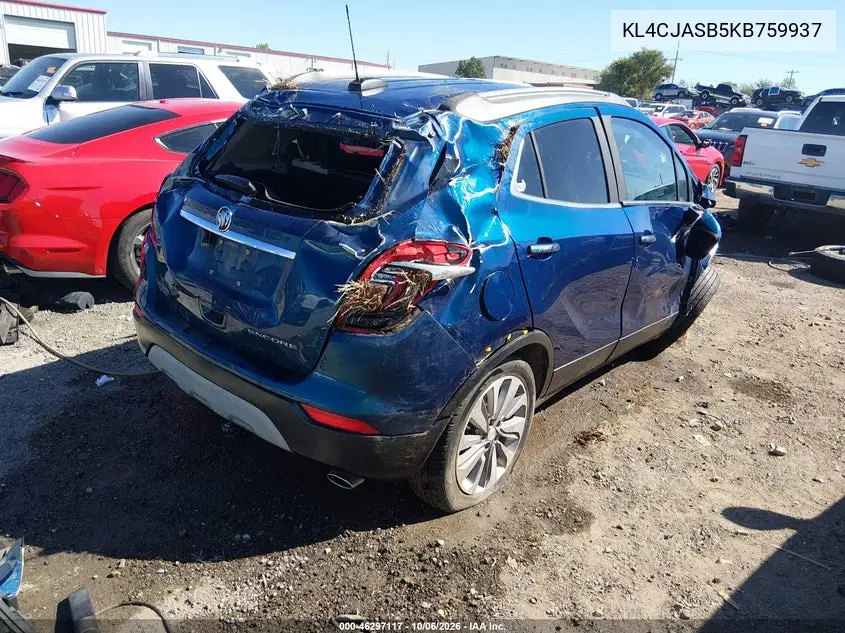 2019 BUICK ENCORE VIN KL4CJASB5KB759937 — фото 4