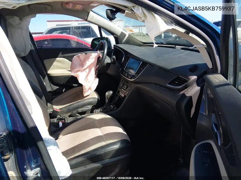 2019 BUICK ENCORE VIN KL4CJASB5KB759937 — фото 5