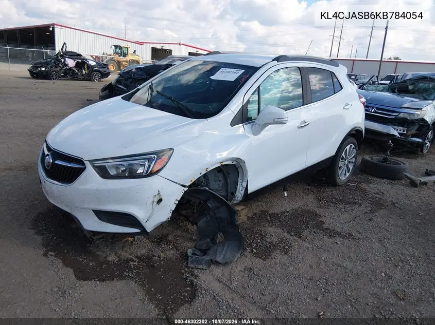 2019 BUICK ENCORE VIN KL4CJASB6KB784054 — фото 2