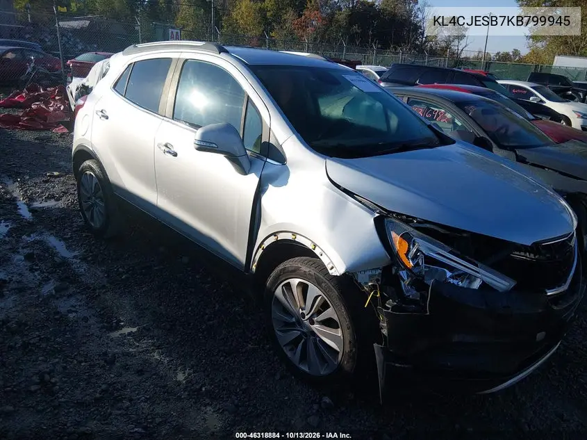 BUICK ENCORE 2019, VIN KL4CJESB7KB799945