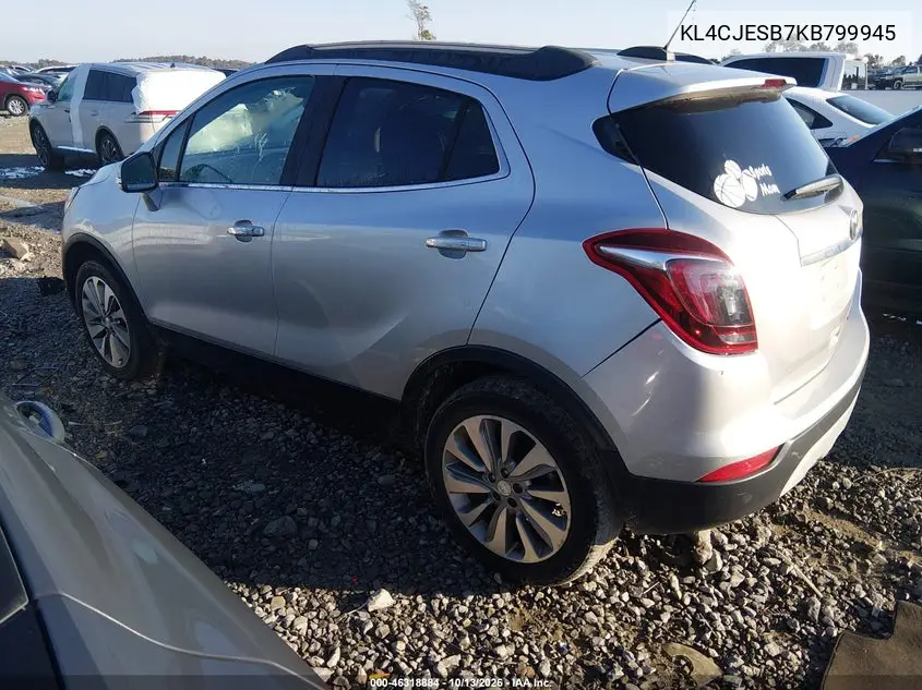 2019 BUICK ENCORE VIN KL4CJESB7KB799945 — фото 3