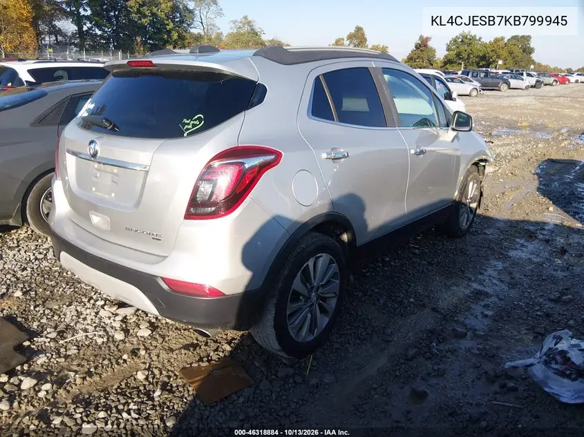2019 BUICK ENCORE VIN KL4CJESB7KB799945 — фото 4