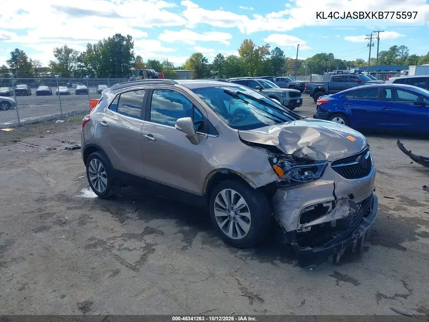 BUICK ENCORE 2019, VIN KL4CJASBXKB775597
