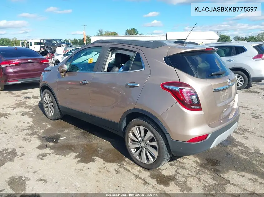 2019 BUICK ENCORE VIN KL4CJASBXKB775597 — фото 3