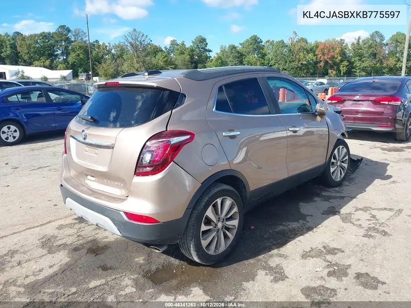 2019 BUICK ENCORE VIN KL4CJASBXKB775597 — фото 4