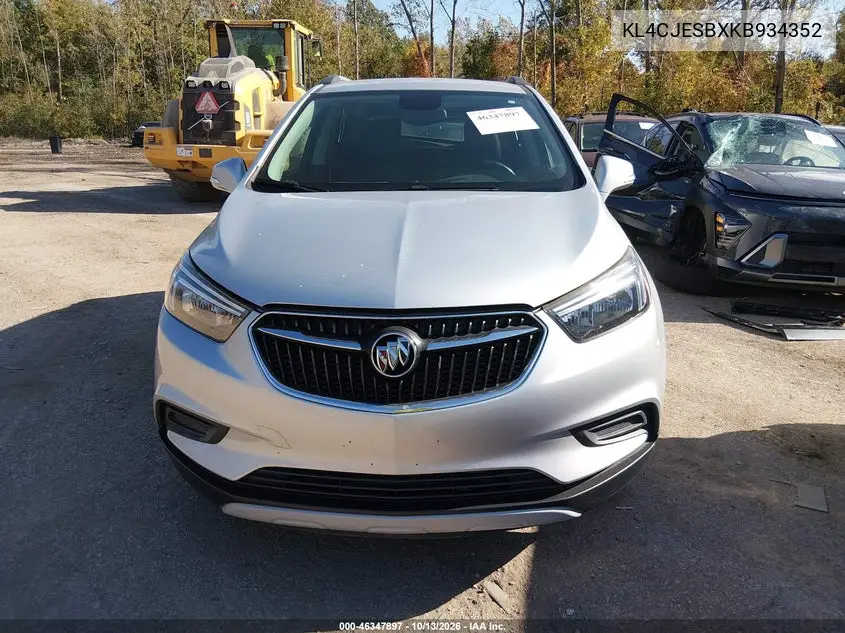 2019 BUICK ENCORE VIN KL4CJESBXKB934352 — фото 12