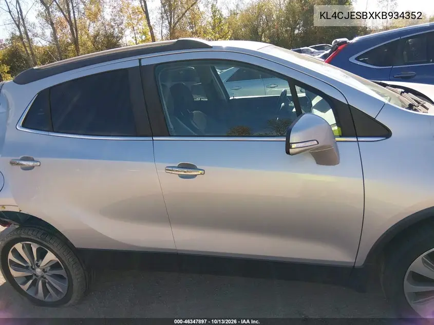 2019 BUICK ENCORE VIN KL4CJESBXKB934352 — фото 13