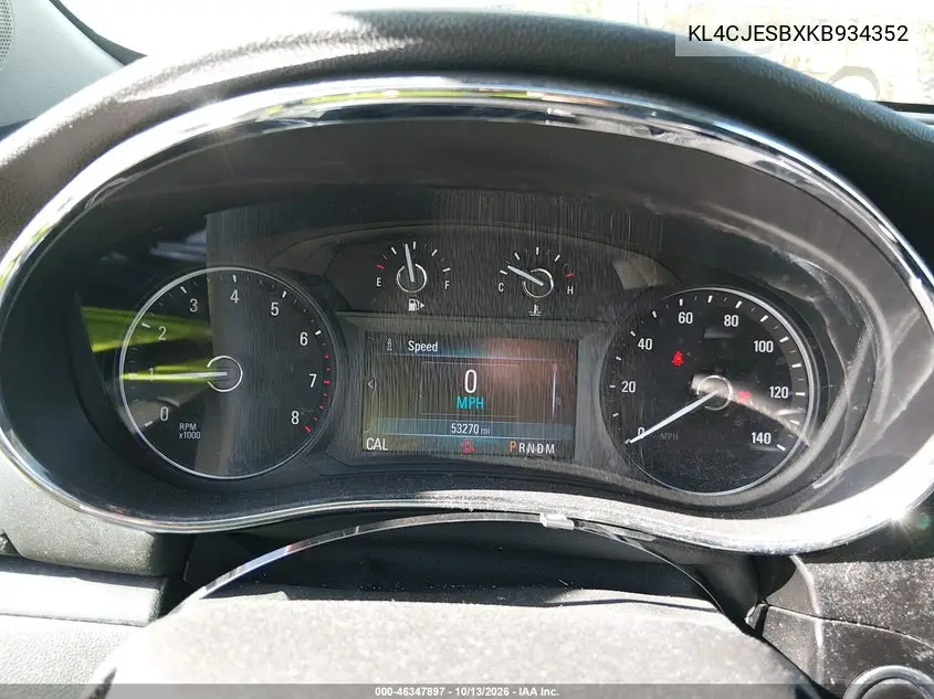 2019 BUICK ENCORE VIN KL4CJESBXKB934352 — фото 7