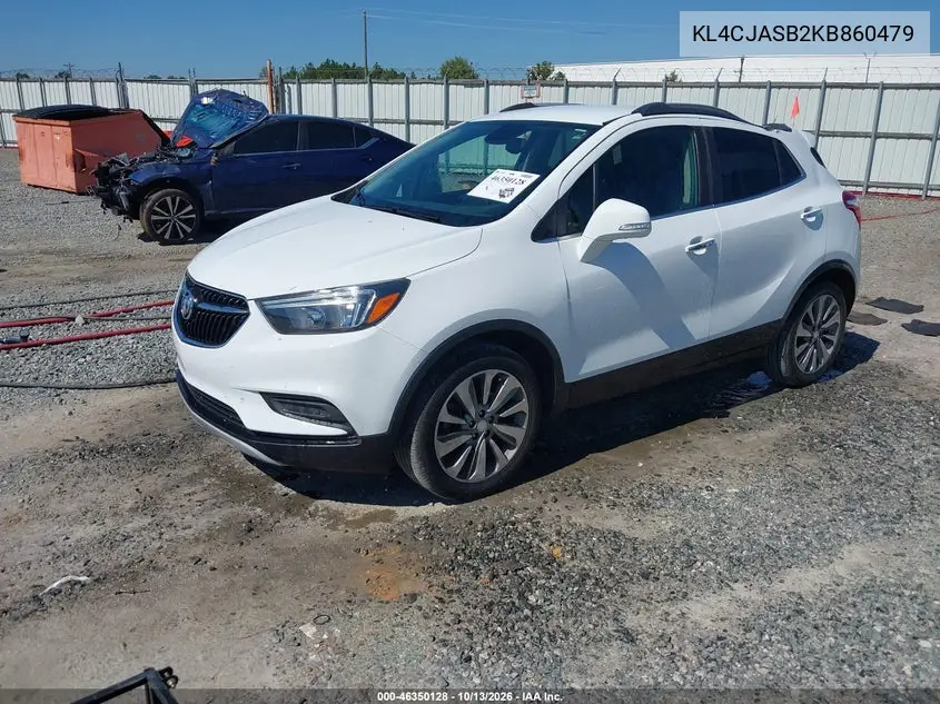 2019 BUICK ENCORE VIN KL4CJASB2KB860479 — фото 2
