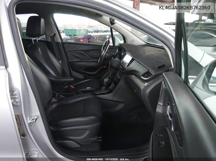 2019 BUICK ENCORE VIN KL4CJASB2KB762360 — фото 5