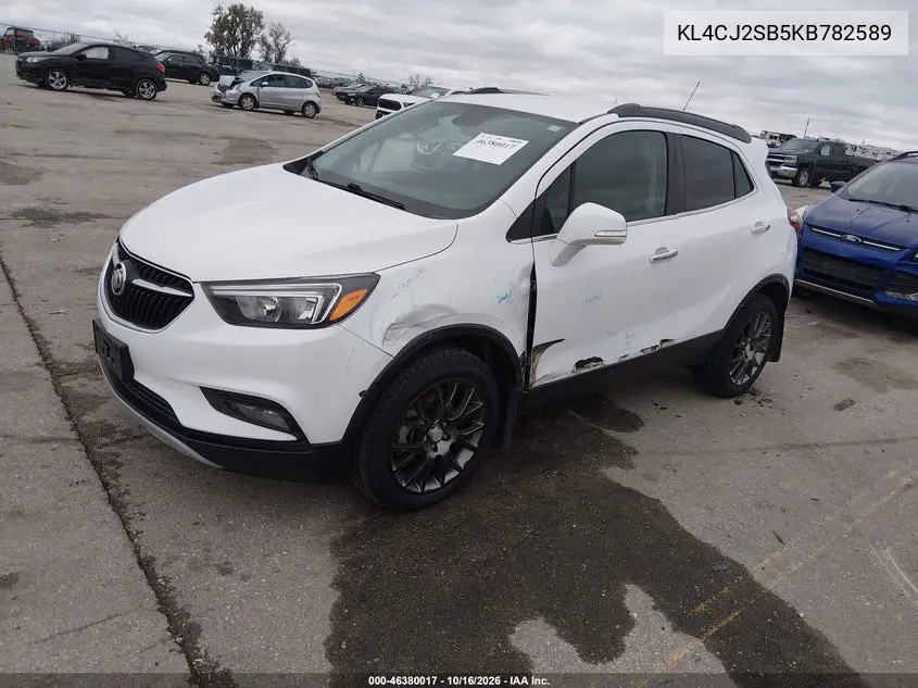 2019 BUICK ENCORE VIN KL4CJ2SB5KB782589 — фото 2