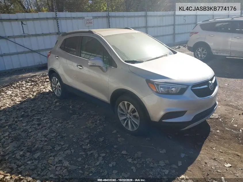BUICK ENCORE 2019, VIN KL4CJASB3KB774176