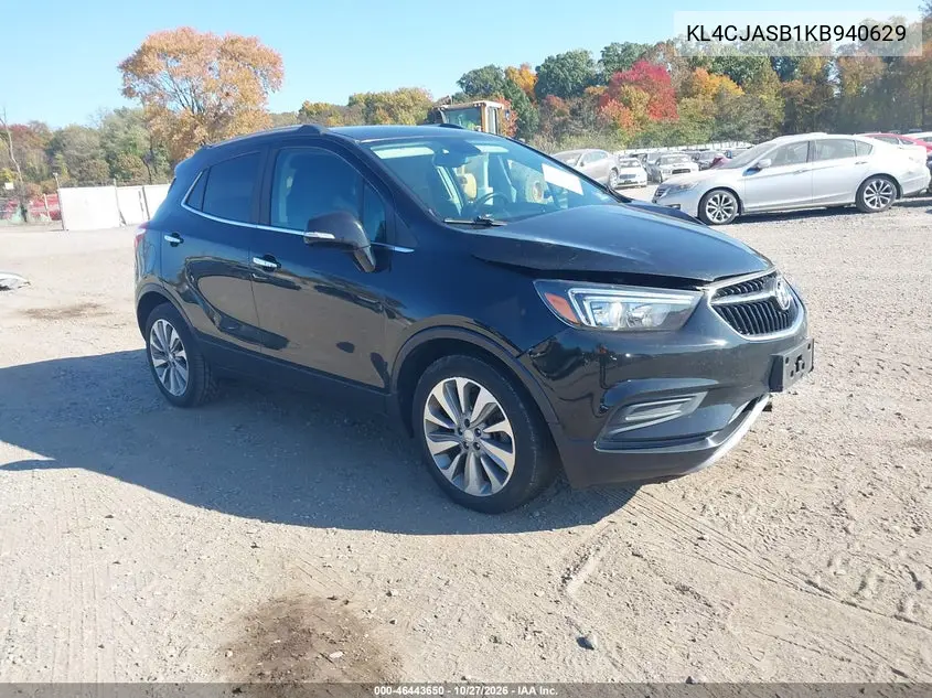 BUICK ENCORE 2019, VIN KL4CJASB1KB940629