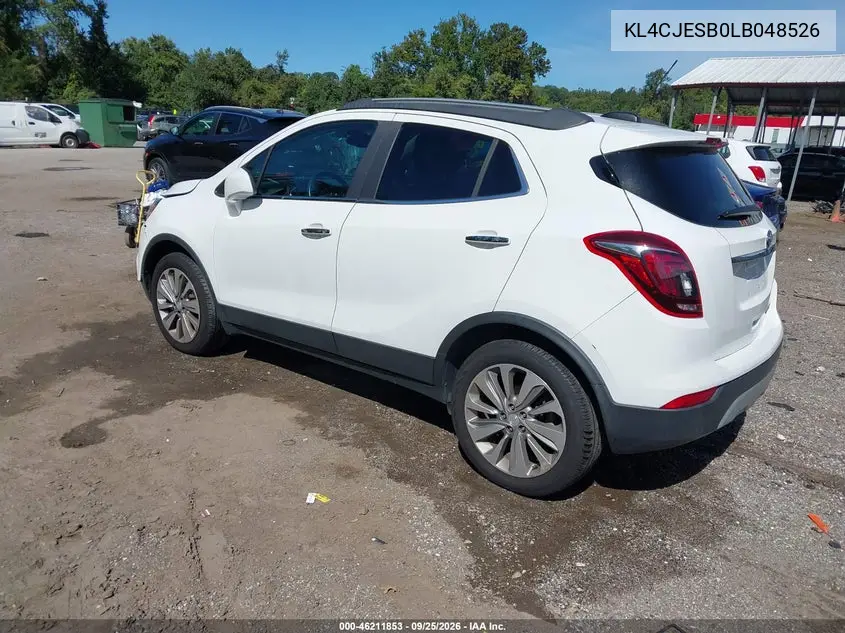 2020 BUICK ENCORE VIN KL4CJESB0LB048526 — фото 3