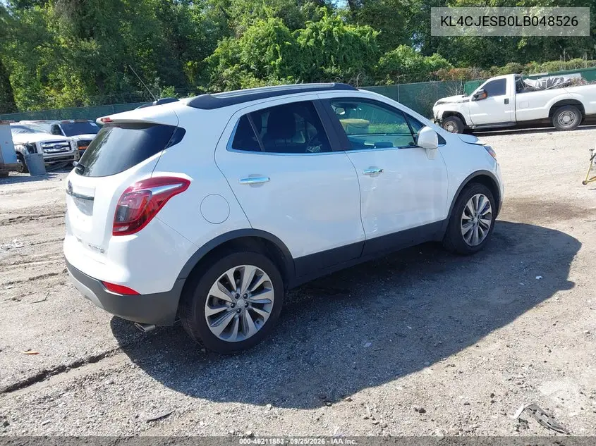 2020 BUICK ENCORE VIN KL4CJESB0LB048526 — фото 4