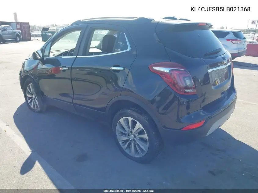 2020 BUICK ENCORE VIN KL4CJESB5LB021368 — фото 3