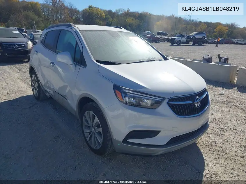 BUICK ENCORE 2020, VIN KL4CJASB1LB048219