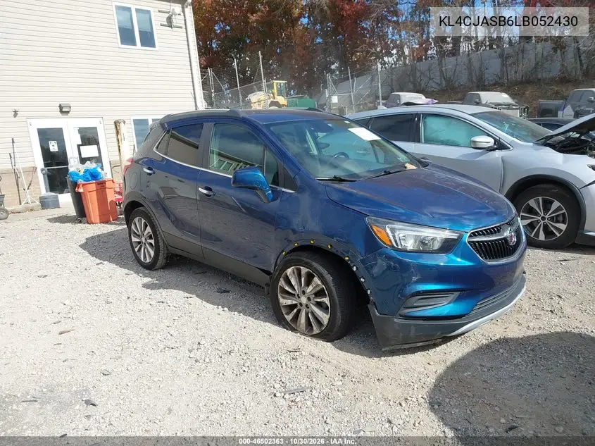 BUICK ENCORE 2020, VIN KL4CJASB6LB052430