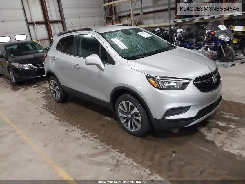 BUICK ENCORE 2022, VIN KL4CJESM3NB554646