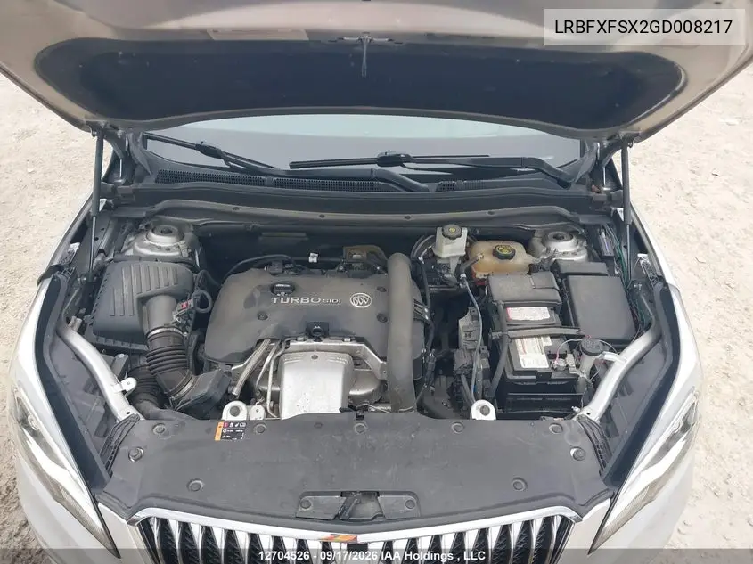 2016 BUICK ENVISION VIN LRBFXFSX2GD008217 — фото 10
