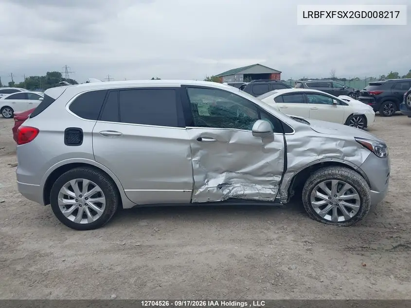 2016 BUICK ENVISION VIN LRBFXFSX2GD008217 — фото 14