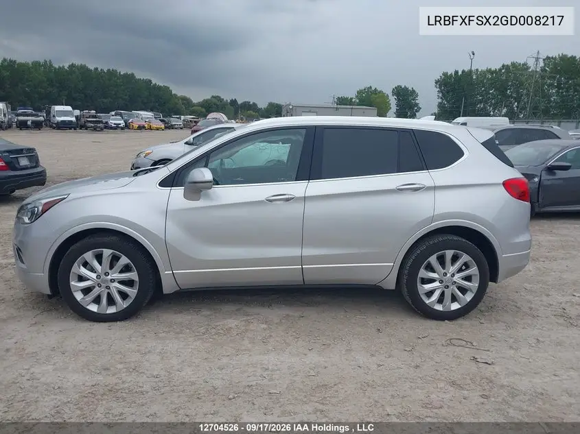 2016 BUICK ENVISION VIN LRBFXFSX2GD008217 — фото 15