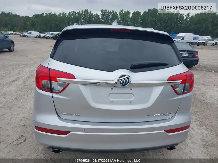 2016 BUICK ENVISION VIN LRBFXFSX2GD008217 — фото 17